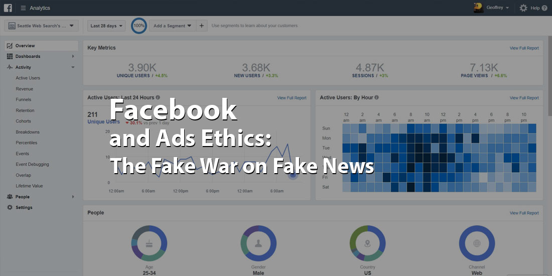 Facebook Ads Ethics: The Fake War on Fake News