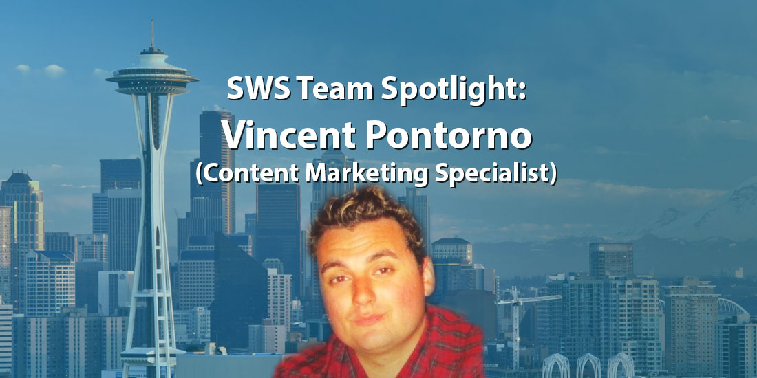 SWS Team Spotlight: Vincent Pontorno (Content Marketing Specialist)