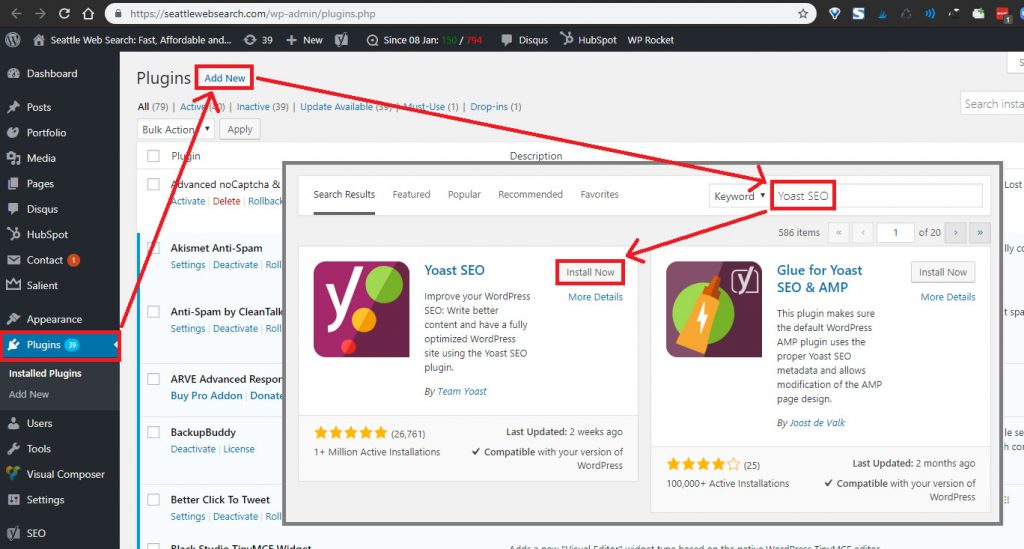 How to install Yoast SEO