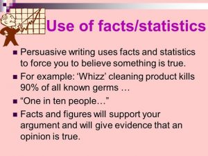 Persuasive Writing - Facts