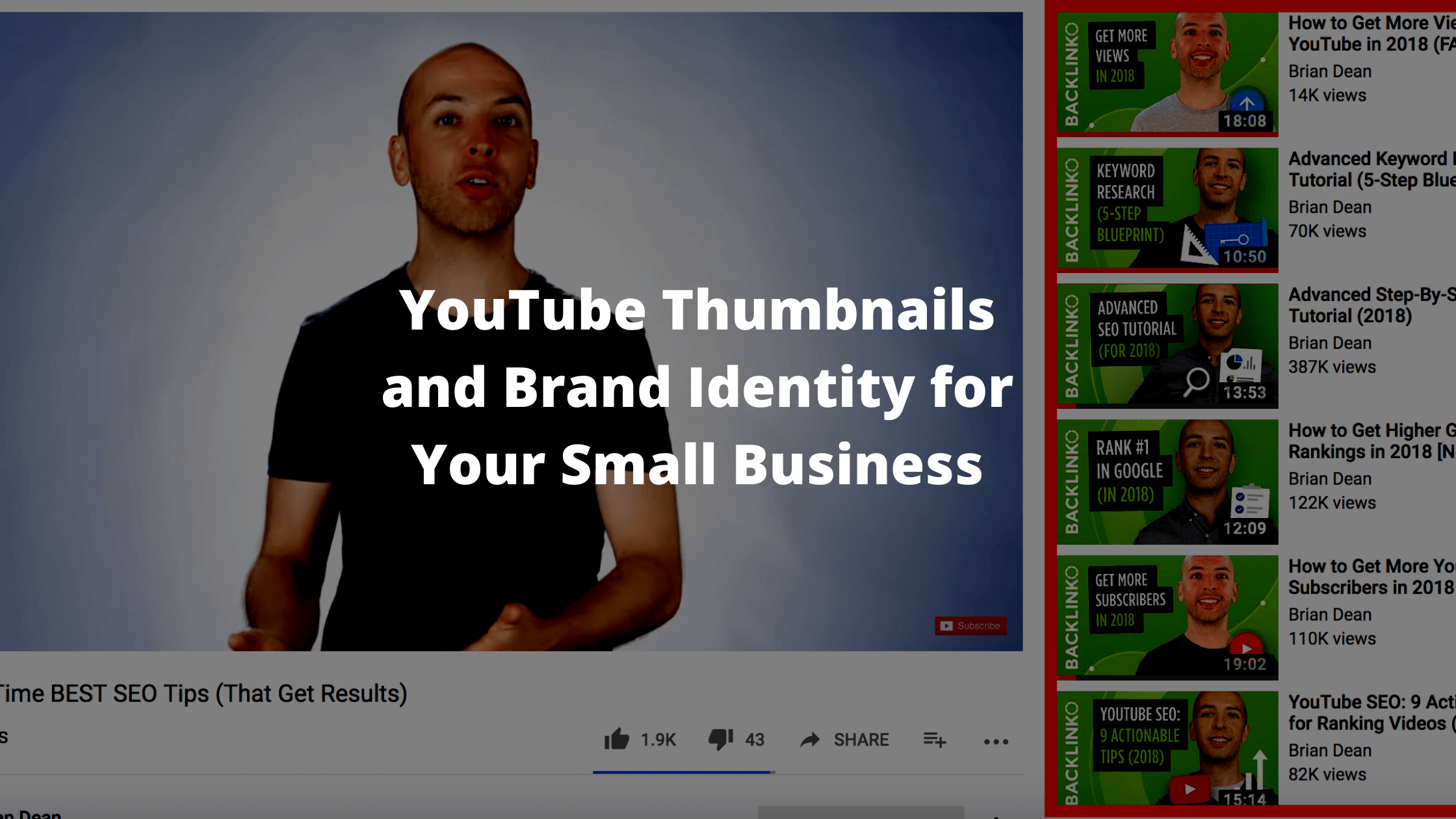 YouTube Thumbnails and Brand Identity for Your Small Business